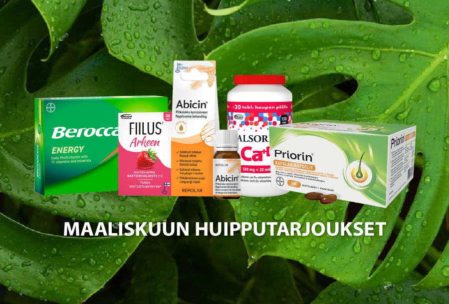 Maaliskuun huipputarjoukset