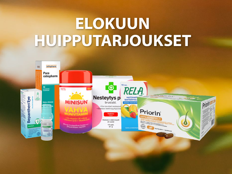 Elokuun huipputarjoukset