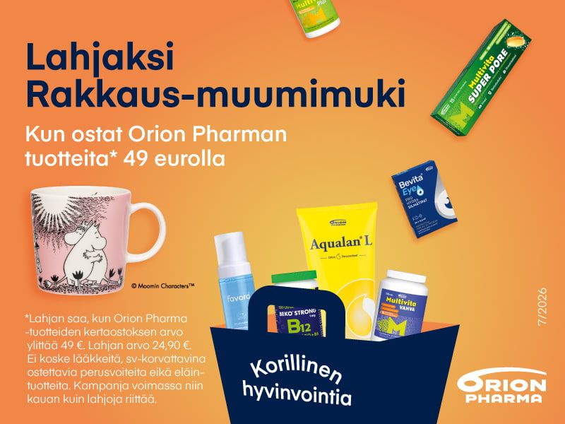 Korillinen hyvinvointia – Muumimuki kaupan päälle!