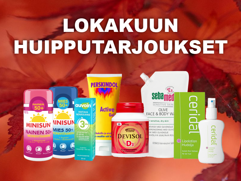 Lokakuun huipputarjoukset