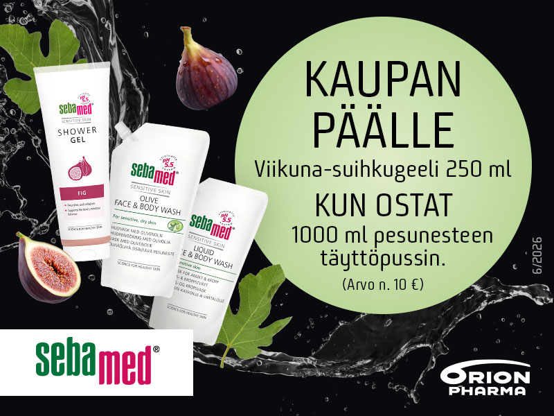 Sebamed – viikuna suihkugeeli kaupan päälle
