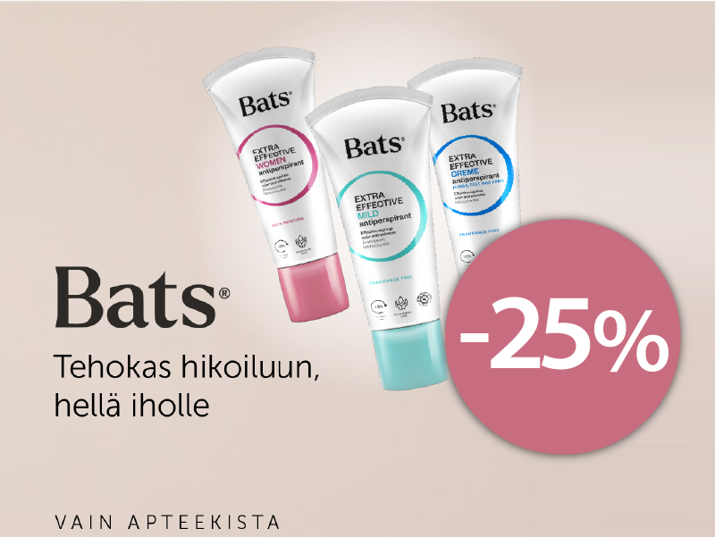 Bats -25%